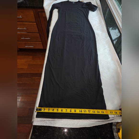 SKIMS Fits Everybody Crew Neck Long Sleeve Dress Sz XL - Picture 7 of 11